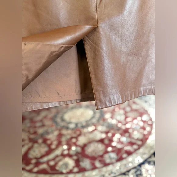 80s Leather 3 piece suit by Sandra Roth Ciao Sport Lambskin Size 4/6 EUC Vintage - Picture 9 of 12